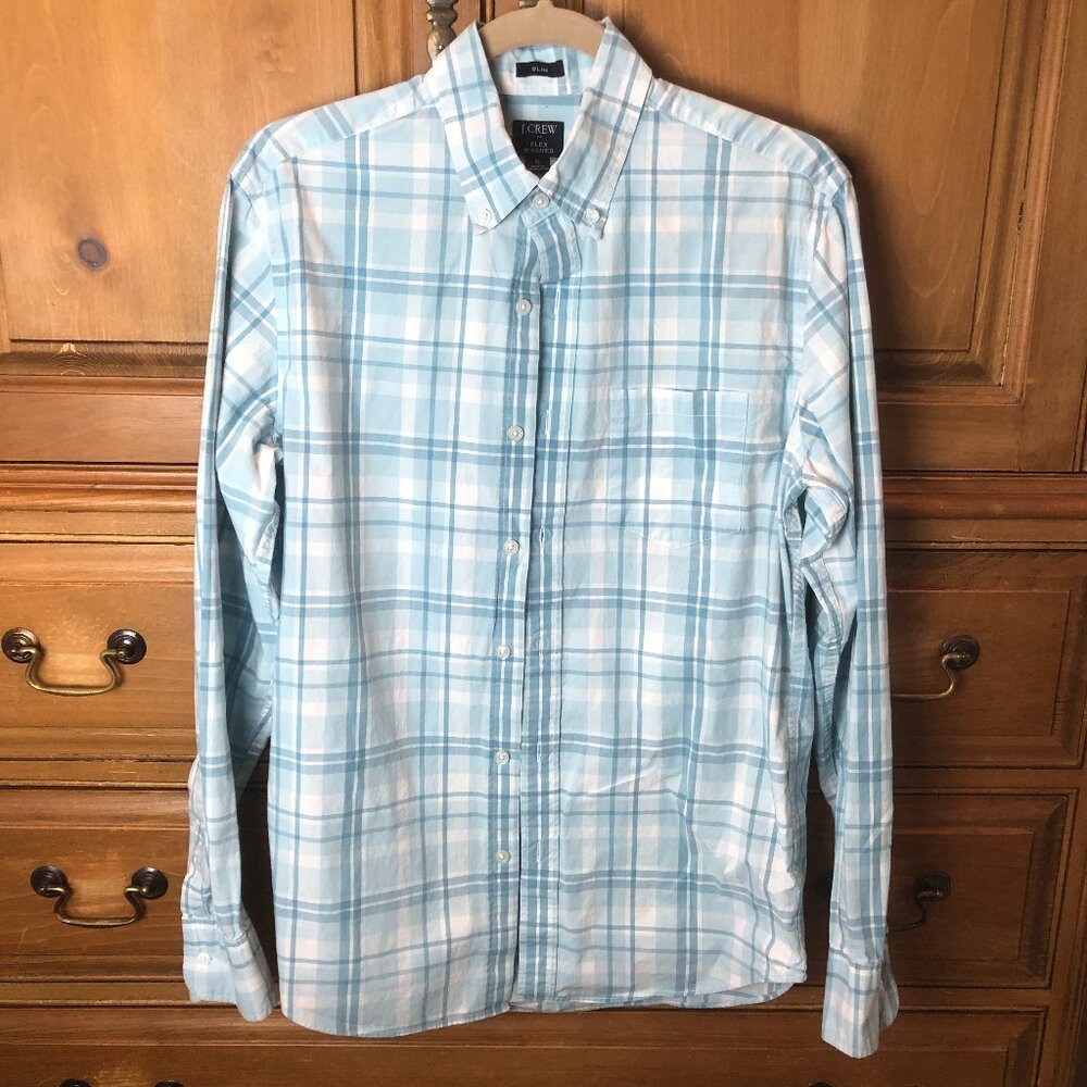 J. Crew Slim Flex Washed Button Down Shirt